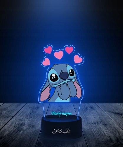 Lampka na biurko UV Statuetka Led Bajka Lilo i Stich Prezent dla Dziecka na Arena.pl
