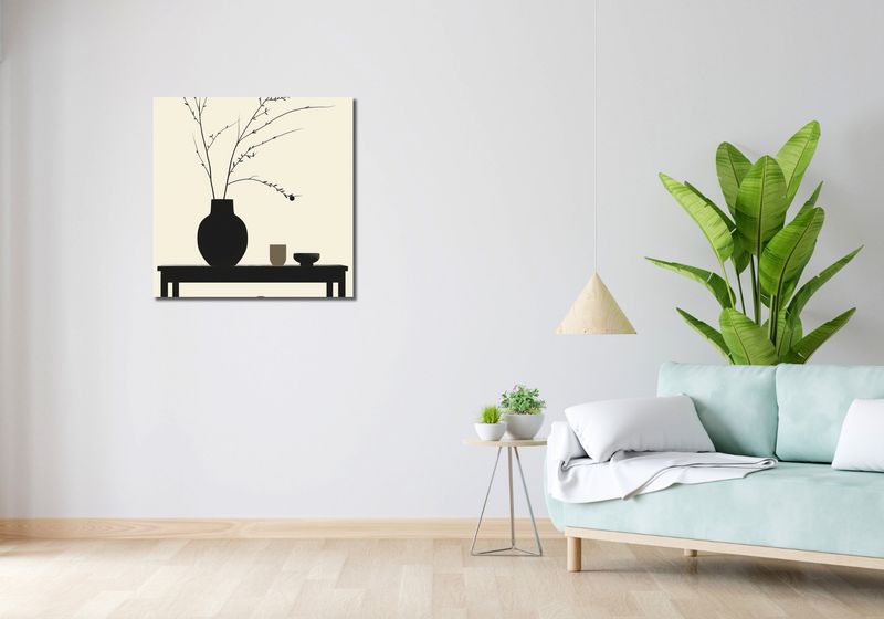 Obraz 70x70cm Wypocznij Psino zdjęcie 2