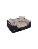 Duże Legowisko Kojec Łóżko Dla Psa Kota 115x95 cm Beżowe
