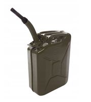 17062+17358 Kanister metalowy 20l z lejkiem BITUXX Bańka na paliwo