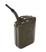 17062+17358 Kanister metalowy 20l z lejkiem BITUXX Bańka na paliwo