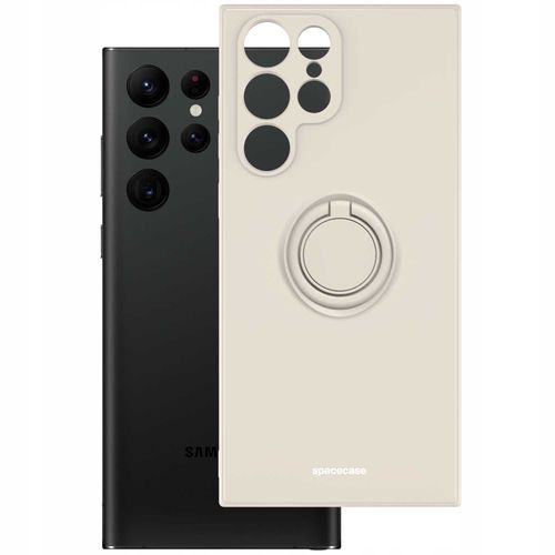 Spacecase Silicone Ring Galaxy S22 Ultra Bone na Arena.pl