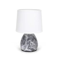 Ceramiczna lampa stołowa z gniazdem E14 o uniwersalnym designie