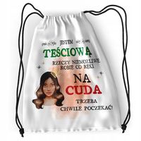 Plecak Dla Teściowej Szkolny Worek Torba Z Nadrukiem Ze Zdjęciem