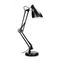 LAMPA BIURKOWA DIAN 60W E27 STAL, CZARNA - ON-DL-1/B