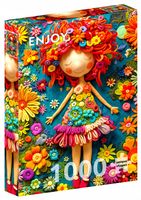 Puzzle 1000 Kolorowa lalka