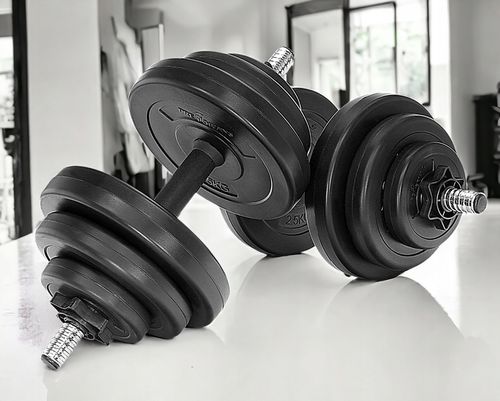 HANTLE REGULOWANE ZESTAW HANTLI HANTELKI SZTANGIELKI DO ĆWICZEŃ 2x10kg 20KG na Arena.pl