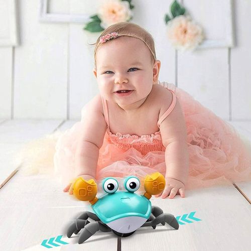 PEŁZAJĄCY KRAB INTERAKTYWNY ZABAWKA dla dzieci DŹWIĘK MUZYKA Do Raczkowania na Arena.pl