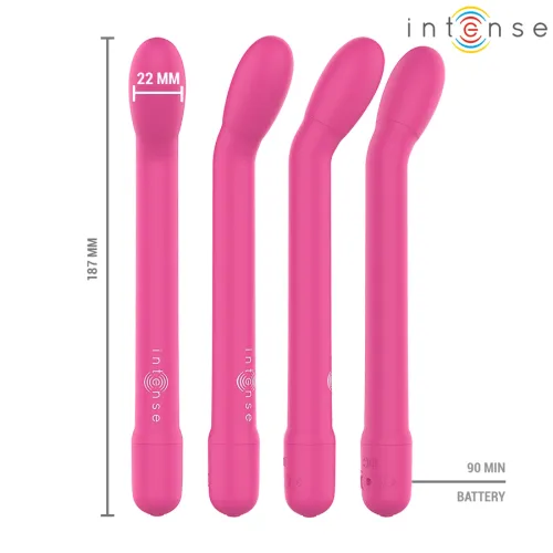 intense fun g-spot vibe model rożowy usb 19 cm 10 trybow na Arena.pl