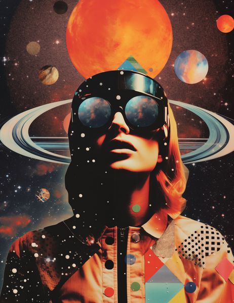 Plakat 50x65cm Kosmiczne Wizje zdjęcie 1