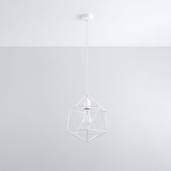 Lampa wisząca GASPARE biała zdjęcie 2