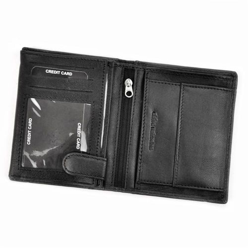 Portfel męski PELLUCCI CC 5601 Czarno Niebieski na Arena.pl