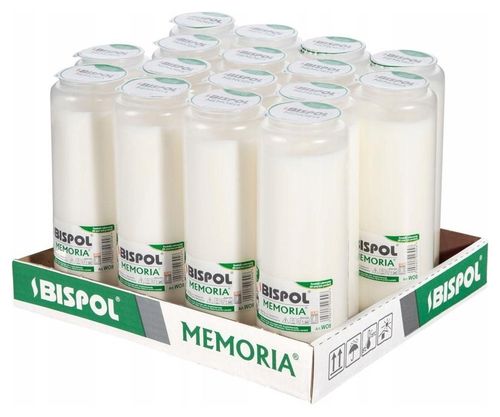 BISPOL Wkłady do zniczy olejowe WO8 192H 16szt na Arena.pl