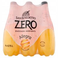 San Benedetto Allegra ZERO napój bez cukru 6x750ml