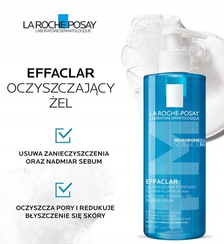 La Roche-Posay Effaclar żel oczyszczający 400 ml na Arena.pl