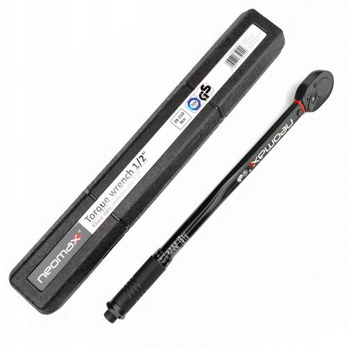KLUCZ DYNAMOMETRYCZNY 1/2 28-210Nm CERTYFIKAT KALIBRACJI 1/2" NEOMAX na Arena.pl