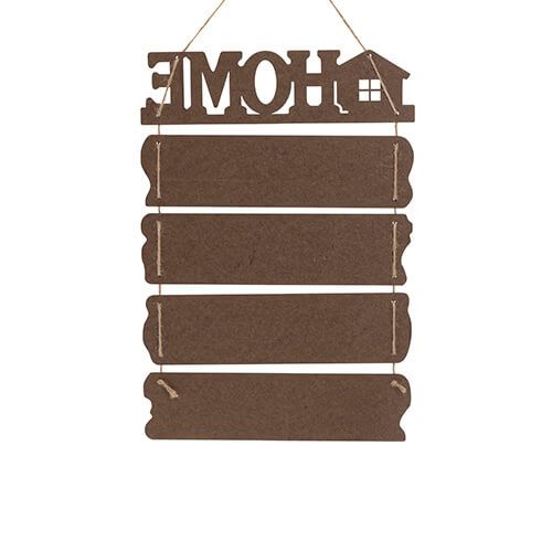 Pięć wiszących ramek z MDF-u do sublimacji - Home zdjęcie 2
