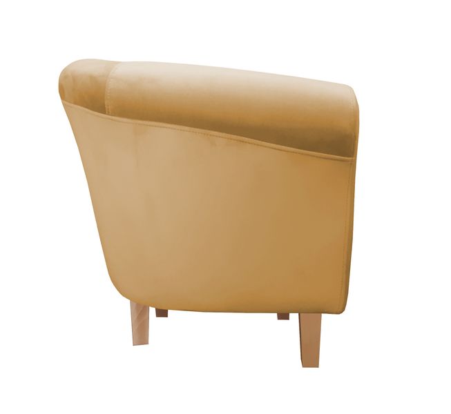 Fotel Milo nogi buk miodowy MG15 zdjęcie 3