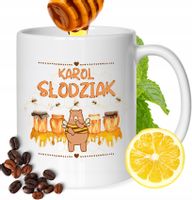 Kubek Dla Karola Kolegi Przyjaciela Męża Z Nadrukiem Prezent Biały 330Ml