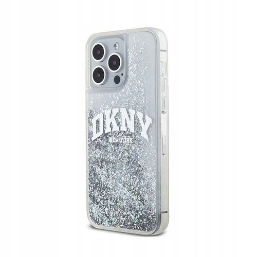 Etui do iPhone 15 Pro Max DKNY Liquid Glitter Case Cover Plecki Białe na Arena.pl