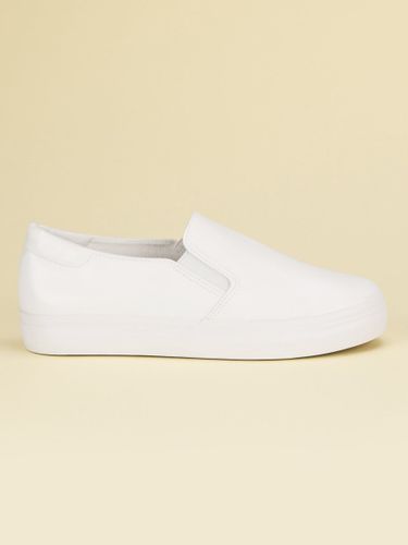 BIAŁE TRAMPKI SLIP ON Rozmiar - 41 na Arena.pl