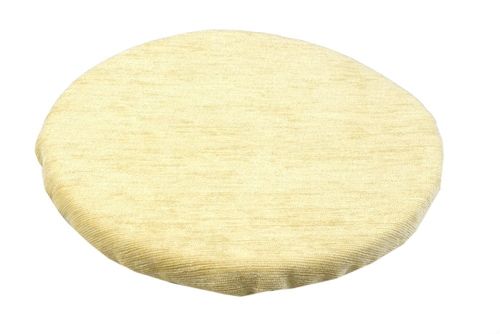 Okrągła poduszka na taboret 30 cm (krem) na Arena.pl