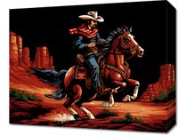 Obraz 50x40cm Galop przez Prerię