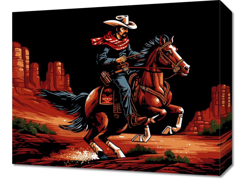 Obraz 50x40cm Galop przez Prerię zdjęcie 1