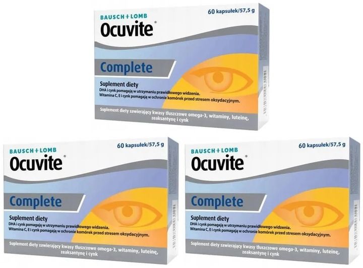 Ocuvite Complete Wsparcie Prawidłowego Widzenia 60 Kapsułek zdjęcie 1
