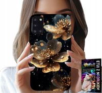 ETUI DO SAMSUNG GALAXY A21s - PIĘKNE WZORY KWIATÓW, PLECKI, FUTERAŁ