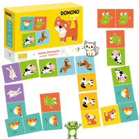 puzzle domino zwierzątka dodo toys 300137