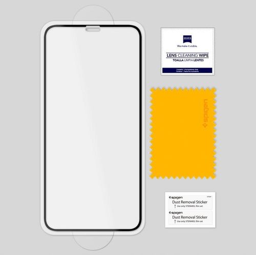 Szkło hartowane do iPhone XR / 11, Spigen Slim FC na Arena.pl