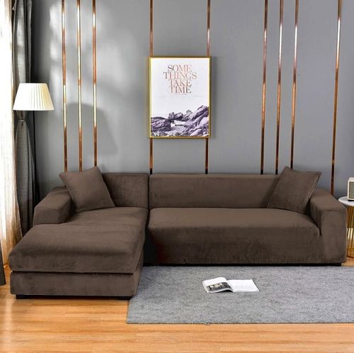 POKROWIEC NA NAROŻNIK KANAPĘ SOFĘ WELUR PREMIUM na Arena.pl