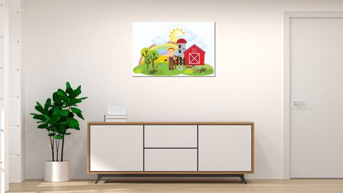 Obraz Na Płótnie 60X40 Mała Farmerka Zosia na Arena.pl