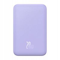 Magnetyczny mini powerbank Baseus 5000mAh 20W (fioletowy)