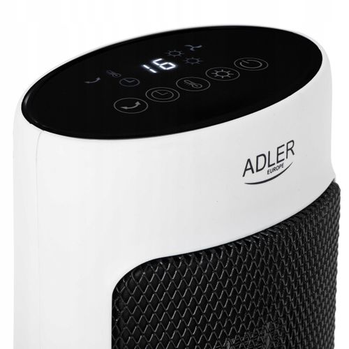 TERMOWENTYLATOR CERAMICZNY LED Z PILOTEM + TIMER 200W AD7738 - DE-AD7738 na Arena.pl