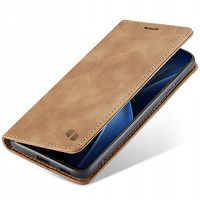 ETUI SKÓRZANE Z KLAPKĄ SKÓRZANE PORTFEL CASE POKROWIEC DO GALAXY S25+
