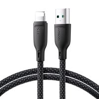 kabel przewód do iphone multi-color series usb-a - lightning 3a 1m czarny
