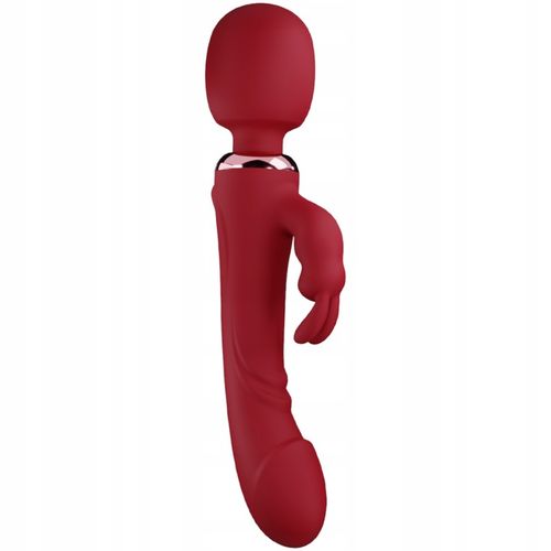 WIBRATOR KRÓLICZEK 3W1 PUNKTU G DAMSKI DWA SILNIKI MASAŻER DWUSTRONNY na Arena.pl