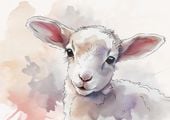 Plakat 84,1x59,4cm Mała Owieczka