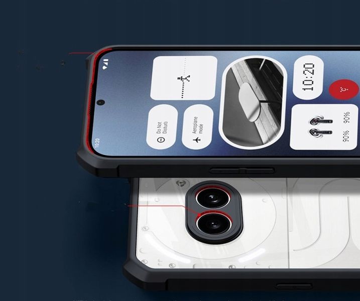 Plecki niktrade do Nothing Phone (2a) czarny zdjęcie 5