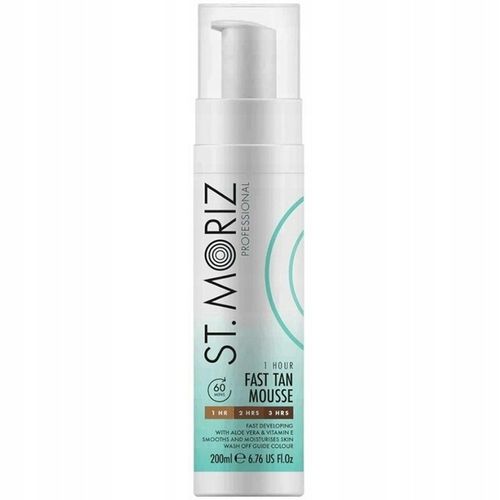 ST. MORIZ Zestaw Fast Tanning Mousse Mus Samoopalacz 200ml + Rękawica na Arena.pl