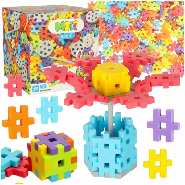 Klocki Meli Basic Constructor (400 elementów) zdjęcie 2