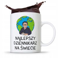 Kubek Dziennikarza Reportera Najlepszy Na Świecie Z Nadrukiem Ze Zdjęciem