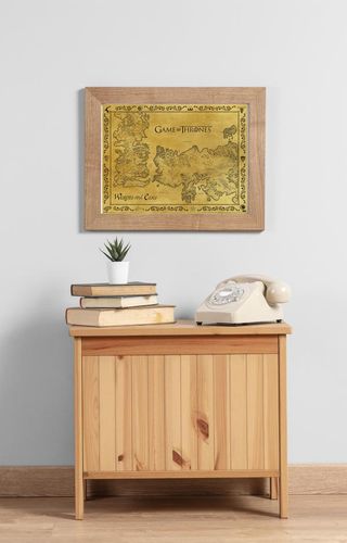 Gra o Tron Mapa Westeros i Essos - plakat 50x40 cm na Arena.pl