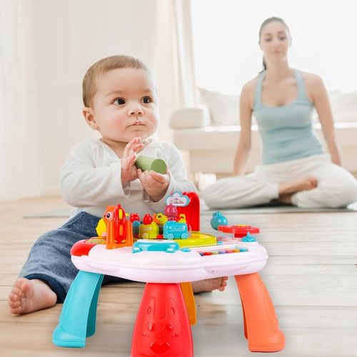 STOLIK EDUKACYJNY INTERAKTYWNY PIANINKO CIUCHCIA PIANINKO BĘBENEK PTASZEK na Arena.pl