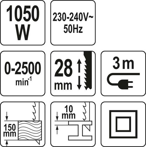 piła szablasta 1050w - yt-82281 na Arena.pl