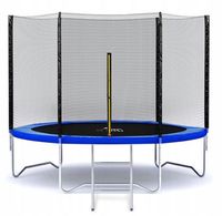 SOLIDNA TRAMPOLINA OGRODOWA STAL HARTOWANA 150KG