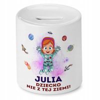 Skarbonka 330 Ml Dla Julii Córki Dziecka Prezent Z Nadrukiem Ze Zdjęciem