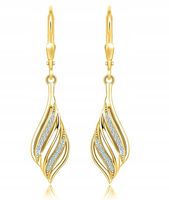 KOLCZYKI ZŁOTE 925 DLA KOBIETY